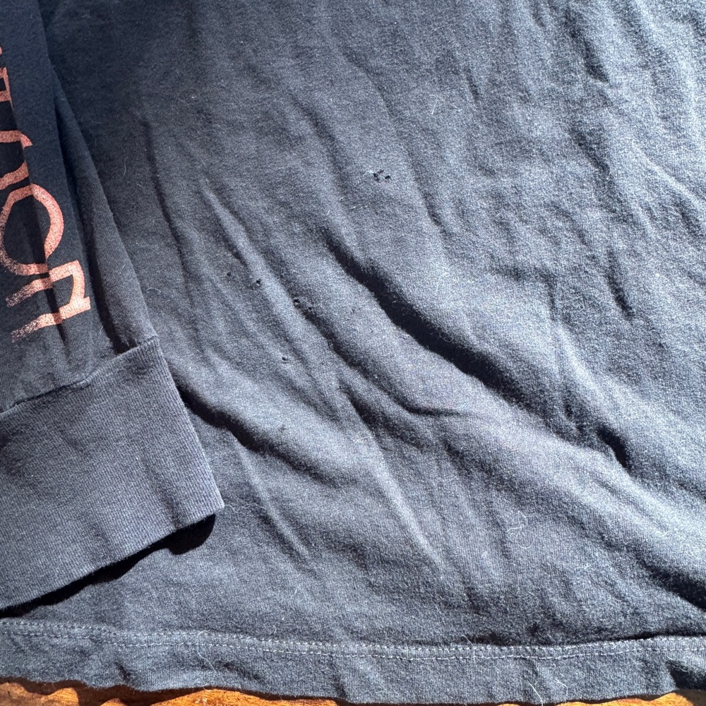 Harley-Davidson Black Long Sleeve Womens V-neck Tee- Size 1X - Picture 2 of 9
